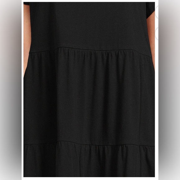 Time and Tru Women's Tiered Knit Dress - Picture 4 of 7